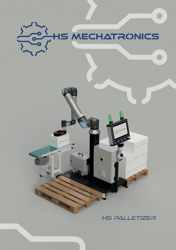 Cobot-Palettierer für kompakte Automatisierung – HS Mechatronics
